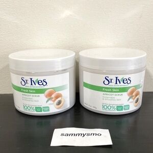 St. Ives Fresh Skin Apricot Scrub- 10 oz, x2